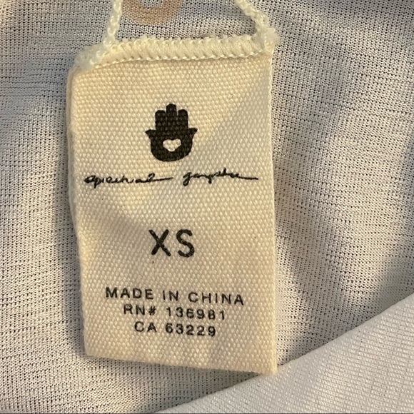 Spiritual Gangster White Crop Tee - Picture 4 of 4